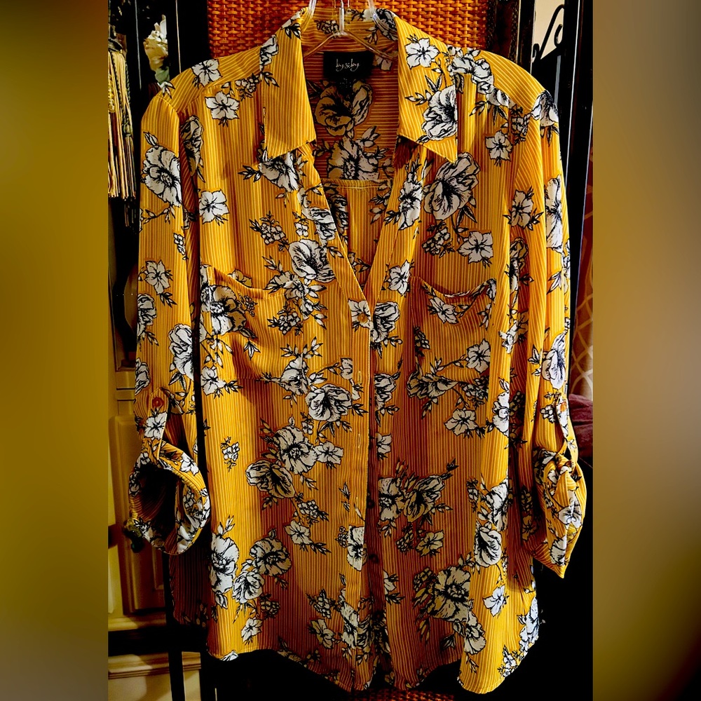 Beautiful floral print blouse